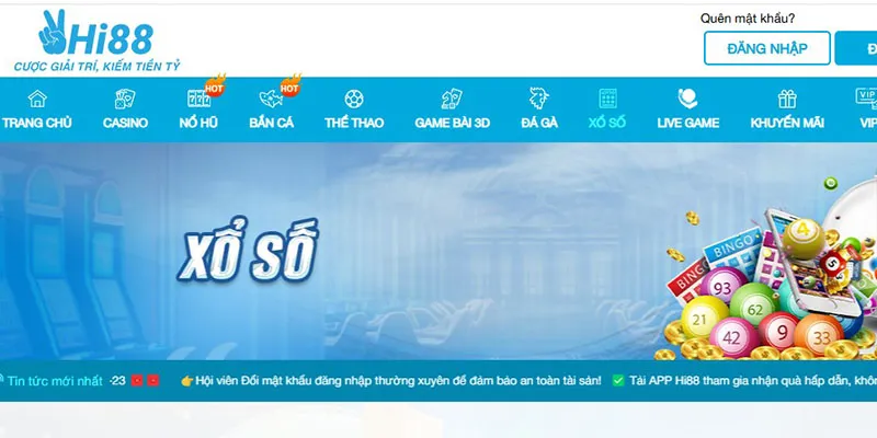 Tổng quan chi tiết về danh mục xổ số Hi88 đầy kịch tính